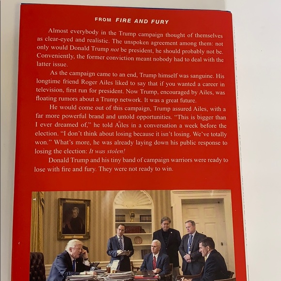 Book Bundle | Fire And Fury Inside The TRUMP White House Too Much & Never Enough - Picture 3 of 10